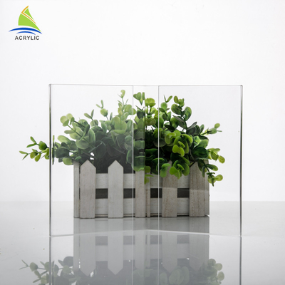 Dekorasi Acrylic Double Sided Picture Frames Acrylic Batal Photo Holder Dengan Kaki Logam