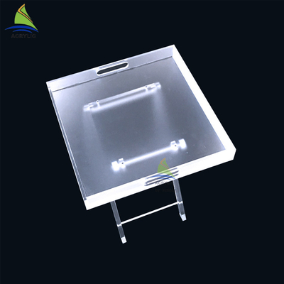 Furniture Akrilik Kustom Perabot Rumah Tangga Plexiglass Sisi Meja Kopi