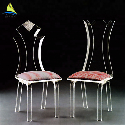 Kamar Tidur Kustom Acrylic Furniture Eco - Friendly Batal Acrylic Acrylic Chair