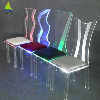 Kamar Tidur Kustom Acrylic Furniture Eco - Friendly Batal Acrylic Acrylic Chair