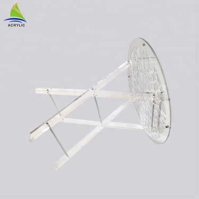 Modern Transperant Custom Acrylic Furniture Model Baru meja Kopi Kontemporer