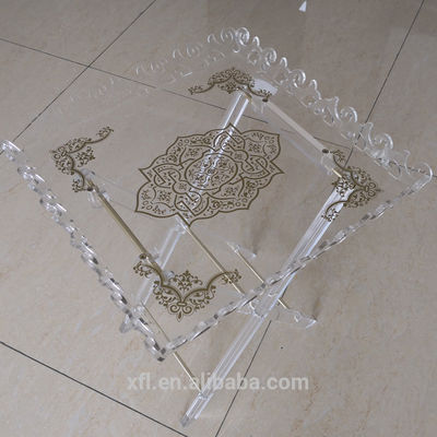 Perabot akrilik kustom lingkungan furniture akrilik yang jelas meja lipat akrilik