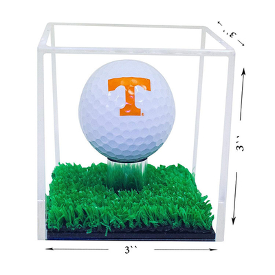 Modern Persegi Kecil Akrilik Bola Golf Tampilan Kotak Kekerasan Kekerasan Tinggi