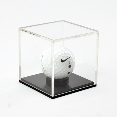 Kotak Display Akrilik disesuaikan Kasus Bola Akrilik Bola Golf Kecil yang Elegan