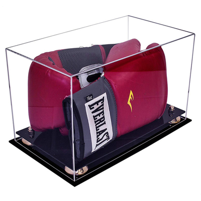 Eco - Friendly Deluxe Acrylic Boxing Glove Tampilan Box W11 X D8 X H8.5 Inci