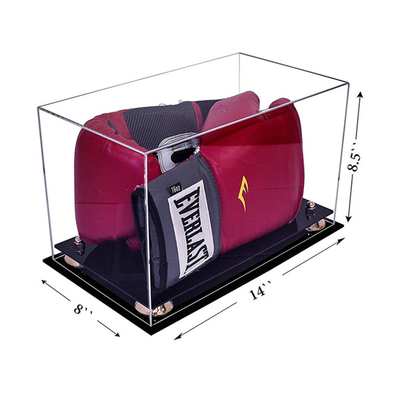 Eco - Friendly Deluxe Acrylic Boxing Glove Tampilan Box W11 X D8 X H8.5 Inci