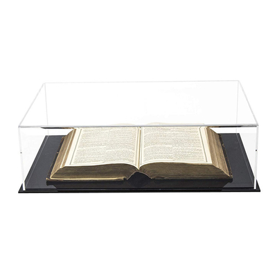 Deluxe Clear Acrylic Large Book Display Storage Case