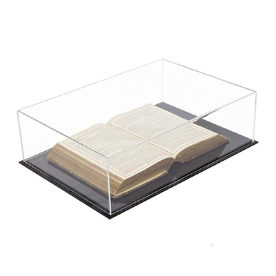 Deluxe Clear Acrylic Large Book Display Storage Case