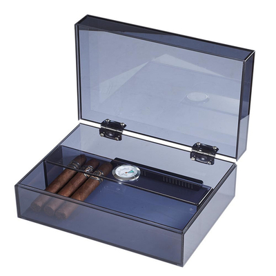 Kelas atas disesuaikan humidor akrilik kotak display cerutu