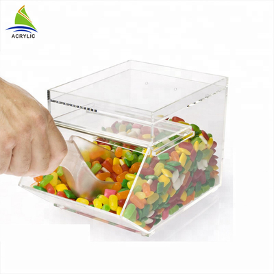 Elegan Kecil Akrilik Tampilan Manis Plexiglass Kotak Manis Permukaan Halus