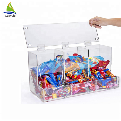 Elegan Kecil Akrilik Tampilan Manis Plexiglass Kotak Manis Permukaan Halus