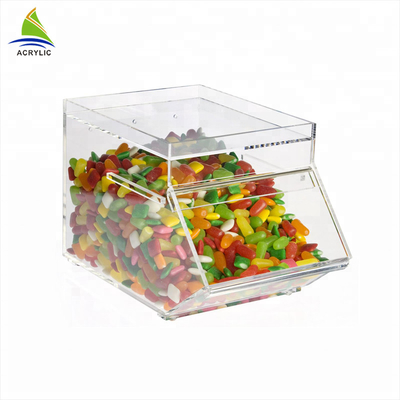 Elegan Kecil Akrilik Tampilan Manis Plexiglass Kotak Manis Permukaan Halus