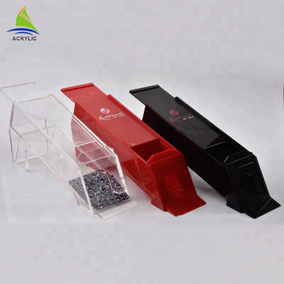Kotak Penyimpanan Akrilik Pakai Printed Black Tin Game Acrylic Poker Box
