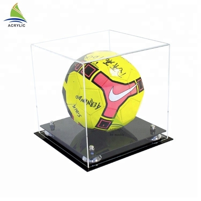 Countertop Acrylic Display Box Clear Acrylic Football Case Untuk Super Mall