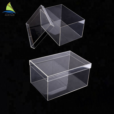 Organik Glass Custom Clear Acrylic Shoe Boxes