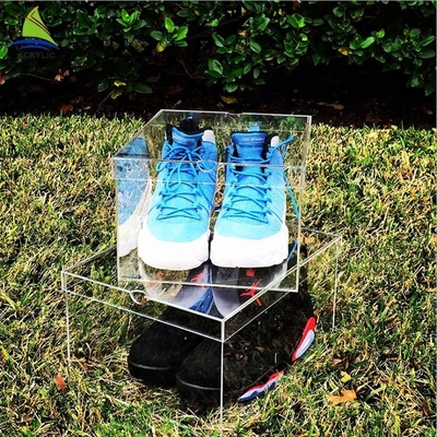 Organik Glass Custom Clear Acrylic Shoe Boxes