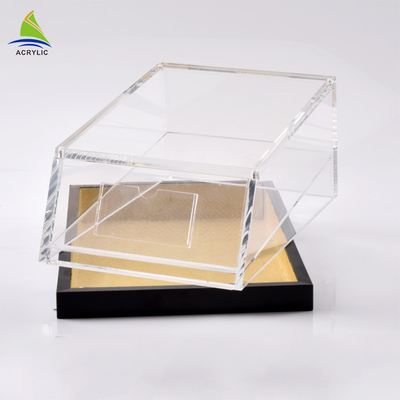 Kotak Penyimpanan Akrilik Promosi Kotak Plexiglass Acrylic Rectangle Transparan