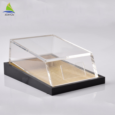 Kotak Penyimpanan Akrilik Promosi Kotak Plexiglass Acrylic Rectangle Transparan