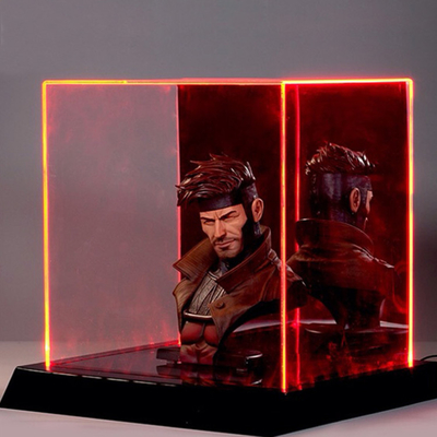 Eco - Friendly Acrylic Light Box Tampilan Acrylic Led Sign Silk Screen Printing