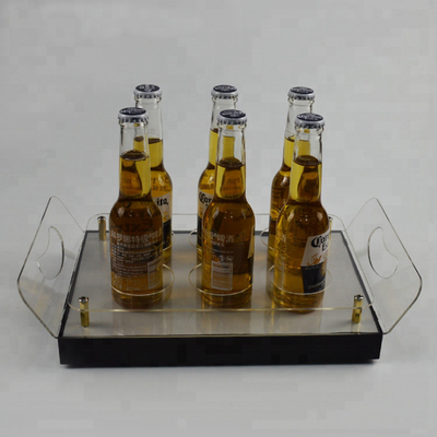 Acrylic Led Bar Rak Led Liquor Shelf Tampilan Stand Tray Untuk Penyimpanan