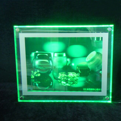 Clear Wall Acrylic Led Light Box Papan Tanda Acrylic Advertising Light Box