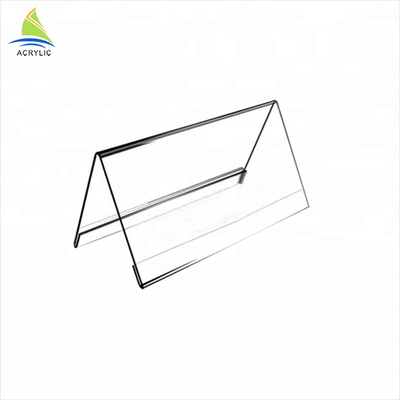 Perspex Acrylic Sign Display Holder Tebal Batal Acrylic Sign Tampilan Menu Stand