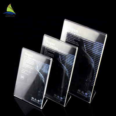 Produsen profesional Plastik Batal belanja mall display tablet akrilik berdiri