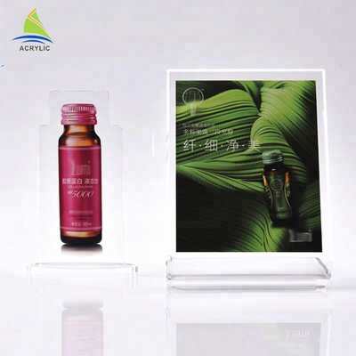Tampilan Akrilik Komersial Tampilan Pemegang Acrylic Advertising Display Untuk Supermarket