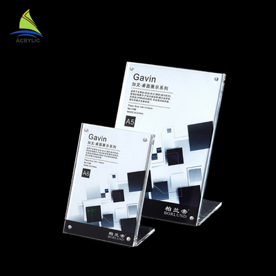 Eco - Friendly Acrylic Sign Tampilan Holder Office Acrylic Sign Papan Nama
