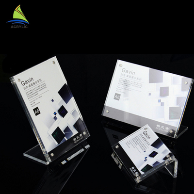 Eco - Friendly Acrylic Sign Tampilan Holder Office Acrylic Sign Papan Nama