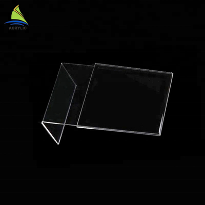 Tampilan Akrilik Minimalis Pemegang Tanda Meja Kustom Tenda Menu Pemegang Papan Tanda Akrilik