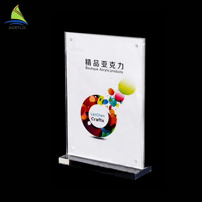 Durable Beauty Raw Crystal Kaca Acrylic Sign Board High Hardness Surface