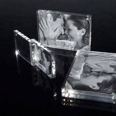 Kustom Komersial Hapus 2 Sided Acrylic 2x3 Picture Frames 3x4 Picture Frame