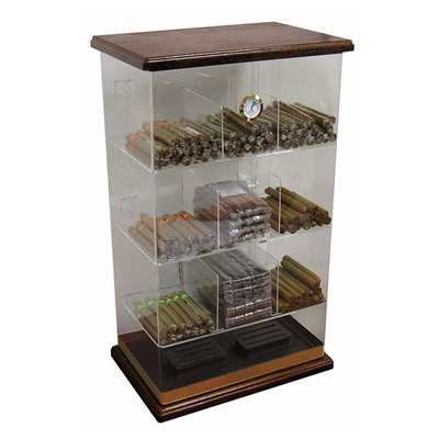 6mm Acrylic Display Display Kasus Humidor Acrylic Cigar Tampilan Kabinet