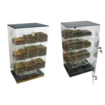 6mm Acrylic Display Display Kasus Humidor Acrylic Cigar Tampilan Kabinet