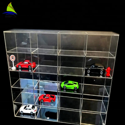 Tampilan Dinding Akrilik Komersial Mainan Mainan Akrilik Display Mainan Showcase Dinding
