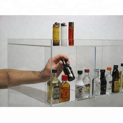 Eco - Friendly Acrylic Countertop Tampilan Kasus Custom Acrylic Display Cabinet
