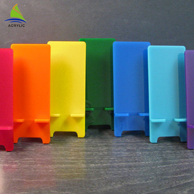 Warna-warni Akrilik Toko Tampilan Perspex Acrylic Ponsel Menampilkan Pemegang