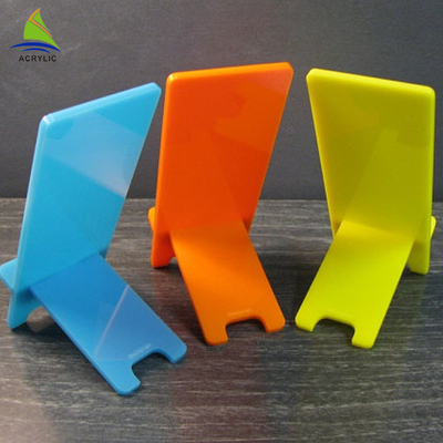 Warna-warni Akrilik Toko Tampilan Perspex Acrylic Ponsel Menampilkan Pemegang