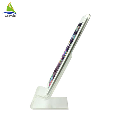 Eco - Friendly Acrylic Shop Tampilan Acrylic Tabletop Cellphone Display Stand