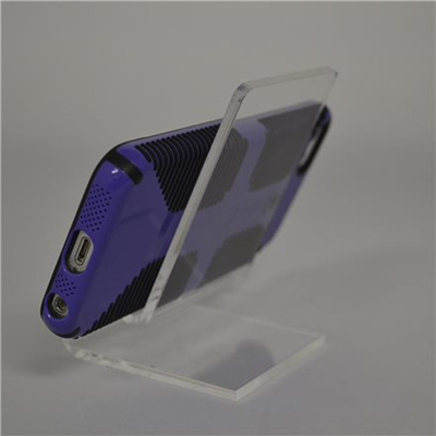 Eco - Friendly Acrylic Shop Tampilan Acrylic Tabletop Cellphone Display Stand