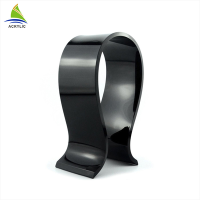 Disesuaikan Acrylic Plastik Tabletop Headset Tampilan Berdiri Acrylic Ritel Stand Tampilan