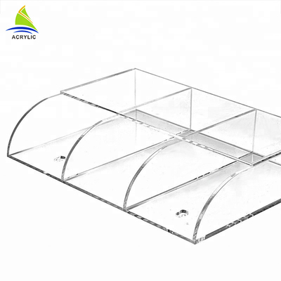 Dinding Dipasang Rak Display Akrilik Kotak Penyimpanan Ponsel Rak Plexiglass Berdiri