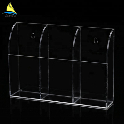 Dinding Dipasang Rak Display Akrilik Kotak Penyimpanan Ponsel Rak Plexiglass Berdiri