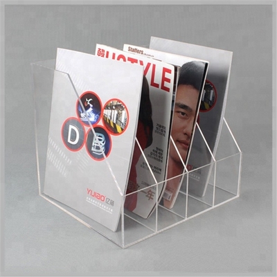 Pemegang Akrilik Transparan Akrilik Desain Kustom Akrilik Flyer Berdiri