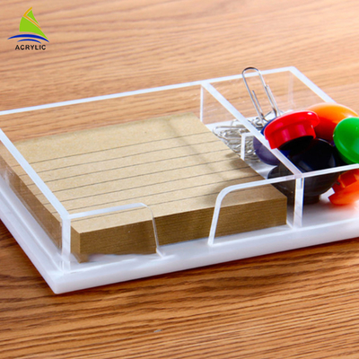 Batal Acrylic Shop Display Plexiglass Penyimpanan Pallet Acrylic Office Tray Organizer