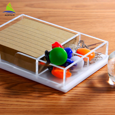 Batal Acrylic Shop Display Plexiglass Penyimpanan Pallet Acrylic Office Tray Organizer