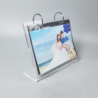 L Bentuk Kustom Batal Acrylic Bingkai Foto / Bingkai Foto Keluarga