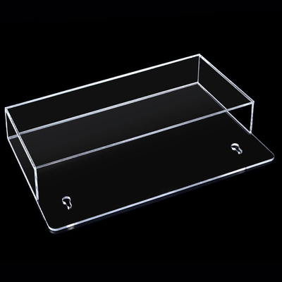 Pemegang Brosur Akrilik OEM, Wall Mounted Plastik 1/3 A4 Leaflet Holder
