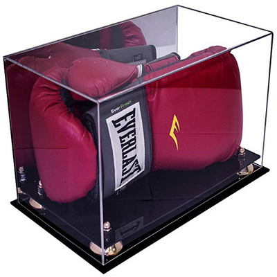 Deluxe Acrylic Kualitas Tinggi Kustom Ukuran Tinju Glove Tampilan Kasus